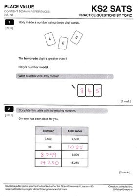 maths4everyone ks2 sats